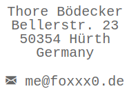 Imprint Address